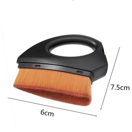 CAASFOOY Car Tyre Brush, Brush Bristles with High Density Tyre Applicator Brush, Portable Car Tyre Brush, Applicator Brush for Car Tyres, with Handle for Car Tyres