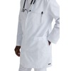 Grey's Anatomy Men's 5 Pocket 37 Inch Labcoat, White, 38