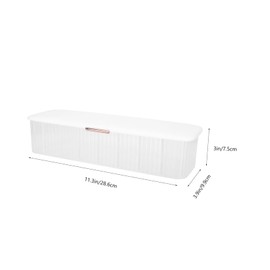 COHEALI Charging Cable Organizer Box Durable Multi Grid Cord Container for Desk Office Neat Tidy Storage for Data Cables Power Cords for Cleanliness