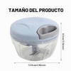 Picadora Manual con Cuerda Molinillo de ajo Picador de cebolla