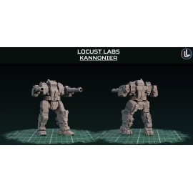 Locust Labs Kannonier (American Mecha Proxy Blackjack) 4 Mech Kit!