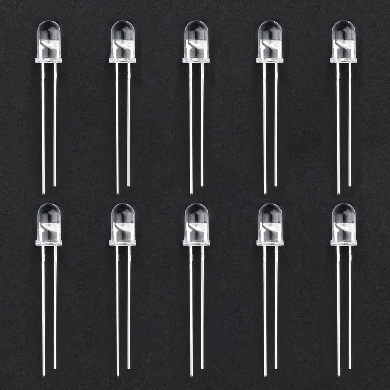 FORIOT 2 Sets 50Pcs LEDs Infrared Emitter and IR Receiver