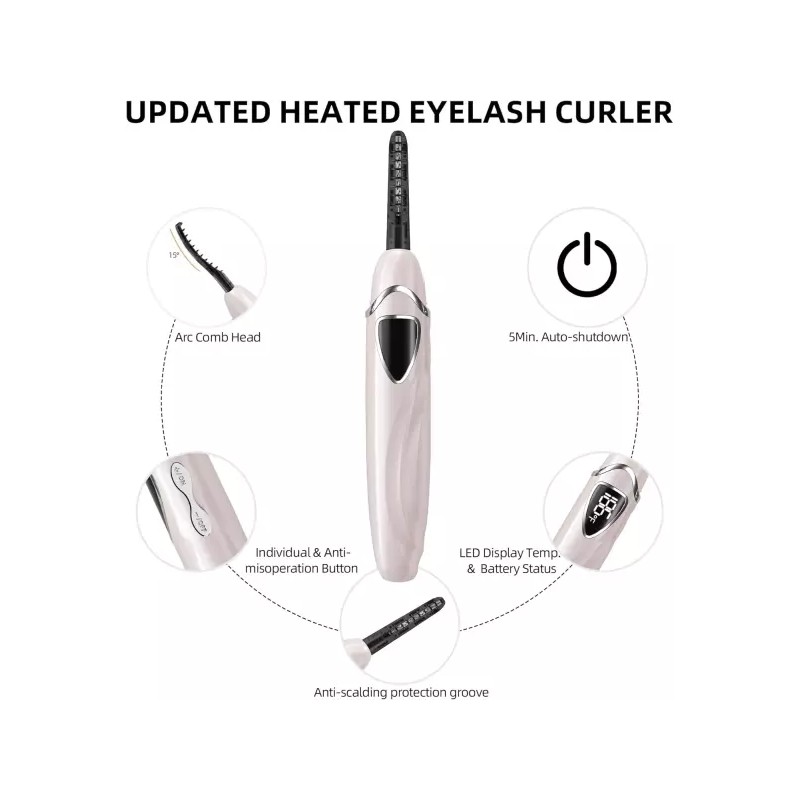 EYECURL 가열식 속눈썹 컬러 S600 정확한 온도 조절 전기 가열