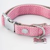 HUGO & HUDSON Tweed Dog Collar Quick Release Safety Metal