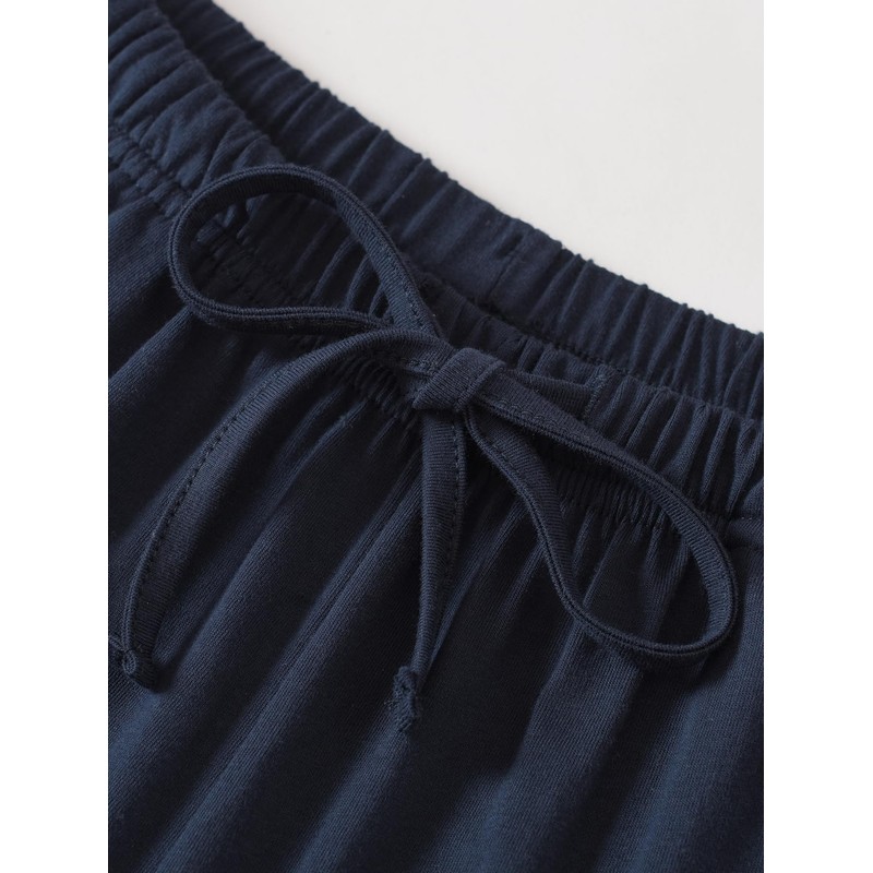 Latuza - Pantalones de pijama pequeños para mujer, de algodón,