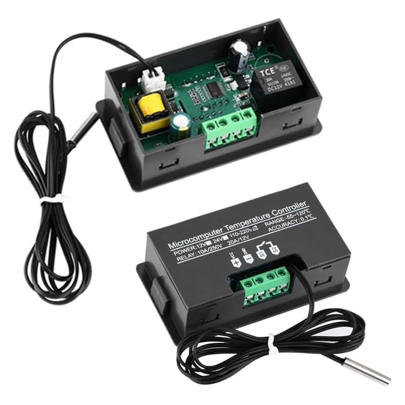 Pack of 2 W3230 20A DC 12V Digital Temperature Controller,