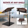 C Table for Sofa, 360° Swivel Small Side Table, C