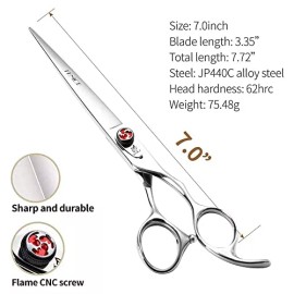 Fenice Peak Tijeras Para Cortar El Pelo Fenice Peak 7, Barber Scissors P