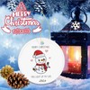 You Light up My Life - Snowman Christmas Ornament, Idea,