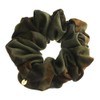 VINGTAINE HS-91-GN Camouflage Pattern Scrunchie Hair Accessories, Green