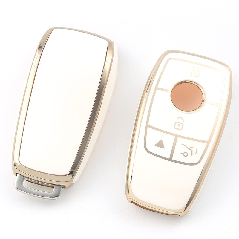 LCXJMWKL for Mercedes Key Fob Cover,Compatible with 2019-2021 A-Class C-Class