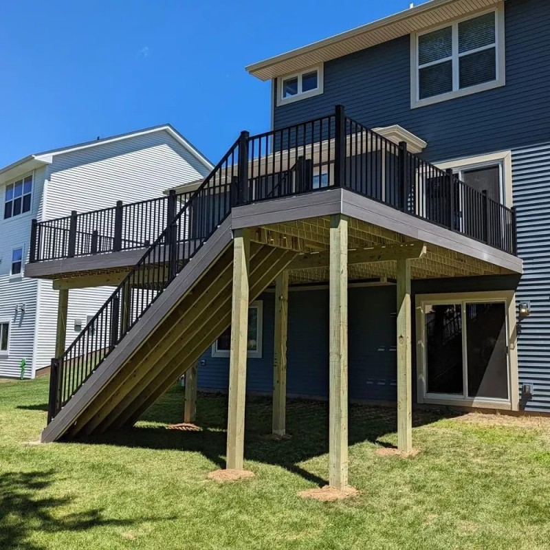 Fast 2K Deck Post Mix, Expanding Foam Concrete Alternative for