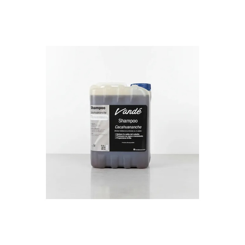 Shampoo De Cacahuananche Fortalece Y Nutre El Cabello 20 Lts