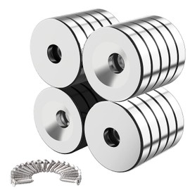 Wukong Small Magnets 20pcs Mini Strong 15x3mm for Magnetic Plate, Kitchen, Refrigerator and Tool Room