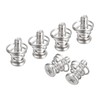 sourcing map Spring Screws, 20pcs M2.5x9mm 7mm Spring OD GPU