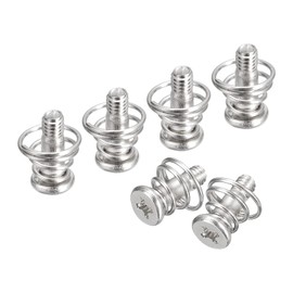 sourcing map Spring Screws, 20pcs M2.5x9mm 7mm Spring OD GPU Graphics Card Back Plate Heatsink Screws Computer Fan Fixed Screws