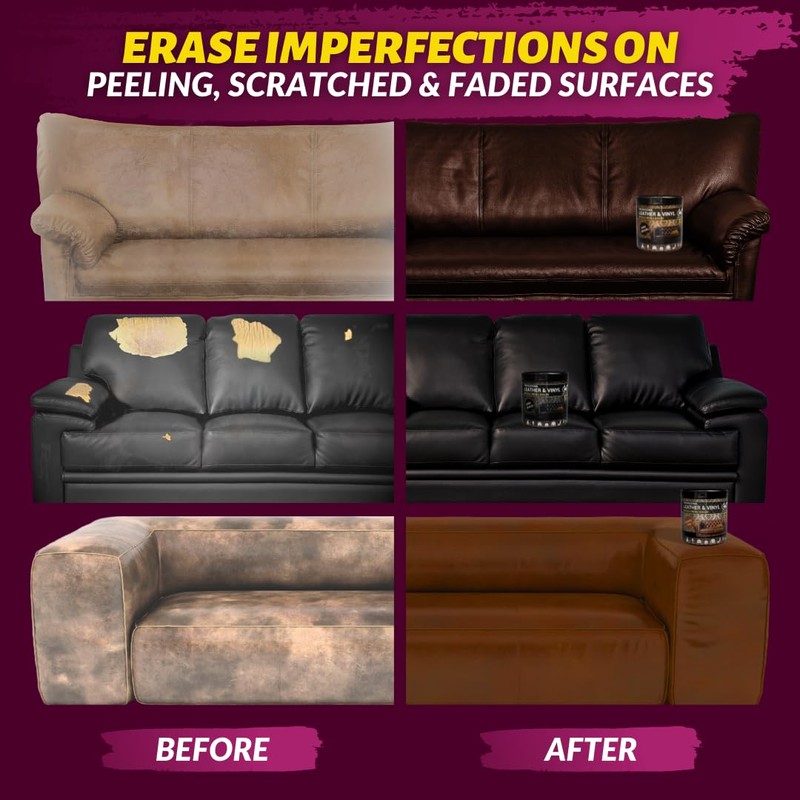 Leather Vinyl Recoloring Restoring Balm