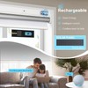 Motorized Roller Blinds with Remote Control【Solar Panel Included】 100% Blackout