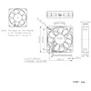 Sunon MF60151V11000UA99 Fan 12 V DC 1.53 W 60 x