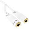 AKORD® Gold 3.5mm Headphone Splitter Jack Male to 2 Dual