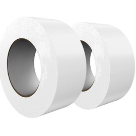 SWRT 9 Mil 2-Pack White Heavy Duty Duct Tape Strong Adhesive, 2 in x 30 YD (Total 60YD) Duct Heavy Duty Waterproof All Weather White Duct Tape No Residue Sealing & Patching for Indoor&Outdoor Repair