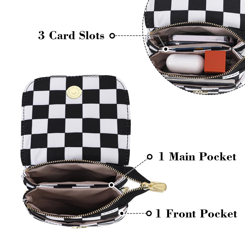 Small Crossbody Bag for Women Nylon Cell Phone Purse with