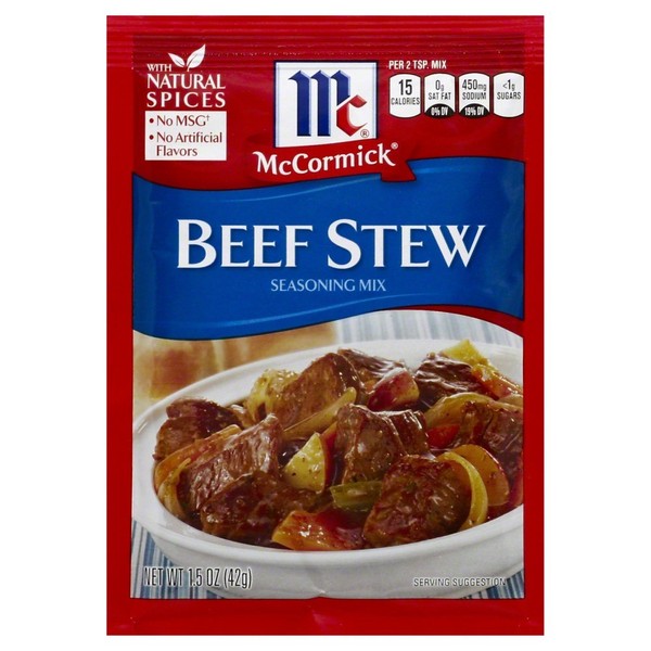 McCormick Beef Stew Seasoning Mix (Pack of 3) 1.5 oz Packets