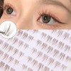 10 Rows/Box Sunflower Eyelashes Brown Black Cartoon False Eyelashes Natural