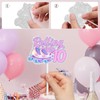 18pcs 10th Birthday Happy Hip Hop Cupcake Topper Set Roller