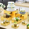 Geelin 8 Pack Acrylic Cube Risers Acrylic Boxes for Food