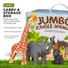 Learning Minds Set of 8 Jumbo Jungle Animal Figures -