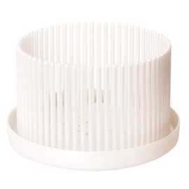 Orchitop L Set Orchid Pot with Saucer for All Orchids Colour Mother of Pearl