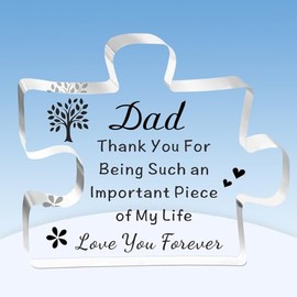 TTOVEN Dad Gifts Puzzle Dad Birthday Gifts Thank You for Being Such an important Piece of My Life