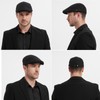 EKMTBJXY Flat Beret Men's Peaked Cap Cotton Beret Newsboy Driving