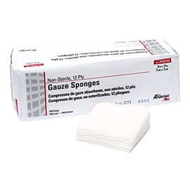 Pro Advantage NDC P159533 Non-Woven Gauze Sponge, Non-Sterile, 4-Ply, 3" W x 3" L (Pack of 4000)