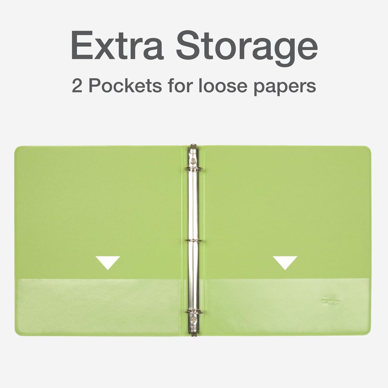 Cardinal 3 Ring Binders, Binders for School and Office, Durable