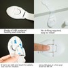 14 Pack Cupboard Locks for Children, Child Lock for Drawers,