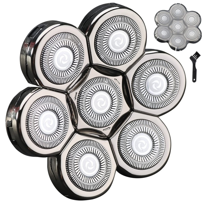 7 Blades Head Shaver Replacement Heads Electric Shaver Universal Replacement
