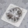 WangCai 20 Pcs Disposable Shower Drain Hair Catcher Mesh Stickers,