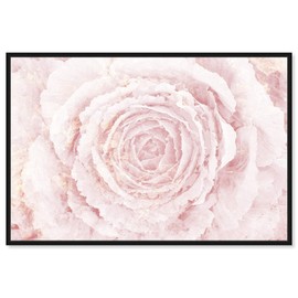 The Oliver Gal Artist Co. Floral and Botanical Framed Wall Art Canvas Prints 'Blush Winter Flower Pink' Florals