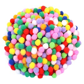 MYLCHBDJ Hair Balls, Pompom Balls, Colorful, Mixed Colors, Small Balls, Felt Balls, Crafts, Hair Ornaments, Earrings, Cell Phones, DIY, Birthday, Wedding, Wedding, Party, Pilling, Cat Toy, Craft