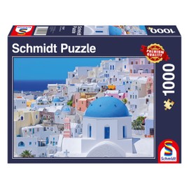 Schmidt Spiele 58947 Santorini Cyclades Islands Jigsaw Puzzle 1000 Pieces Multi-Coloured