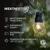 Brightech Ambience Pro Solar Powered Outdoor String Lights - Commercial