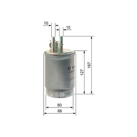 Bosch N6357 - Diesel Filter Car