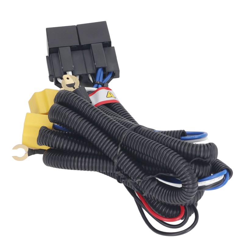 H4 Headlight Relay Harness High Temperature Resistant Ceramic Socket H6054