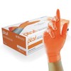 Unigloves Orange Pearl Nitrile Examination Gloves - Multipurpose, Powder Free