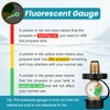 Aekops 100 lb Propane Tank Adapter, Propane Gauge for 100