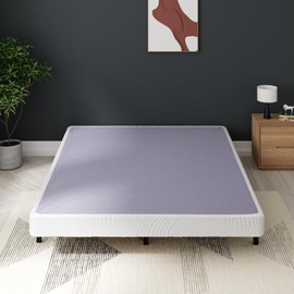 ZINUS Edgar 4 Inch Bamboo Box Spring, Mattress Foundation, Sturdy Bamboo Structure, Low Profile, Easy Assembly, King