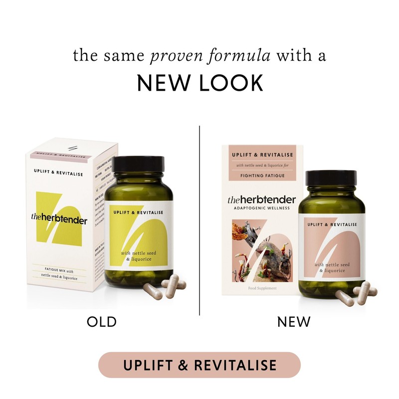 The Herbtender Uplift & Revitalise - Natural Fatigue Fighter, Adaptogens