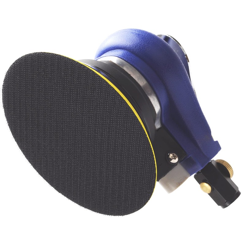 TOOLPEAK 5-inch air palm random orbital sander, dual-action pneumatic polisher